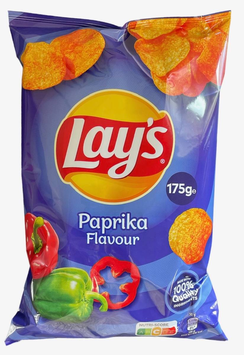 Lay's Paprika potetgull 175g Lavpriskurven
