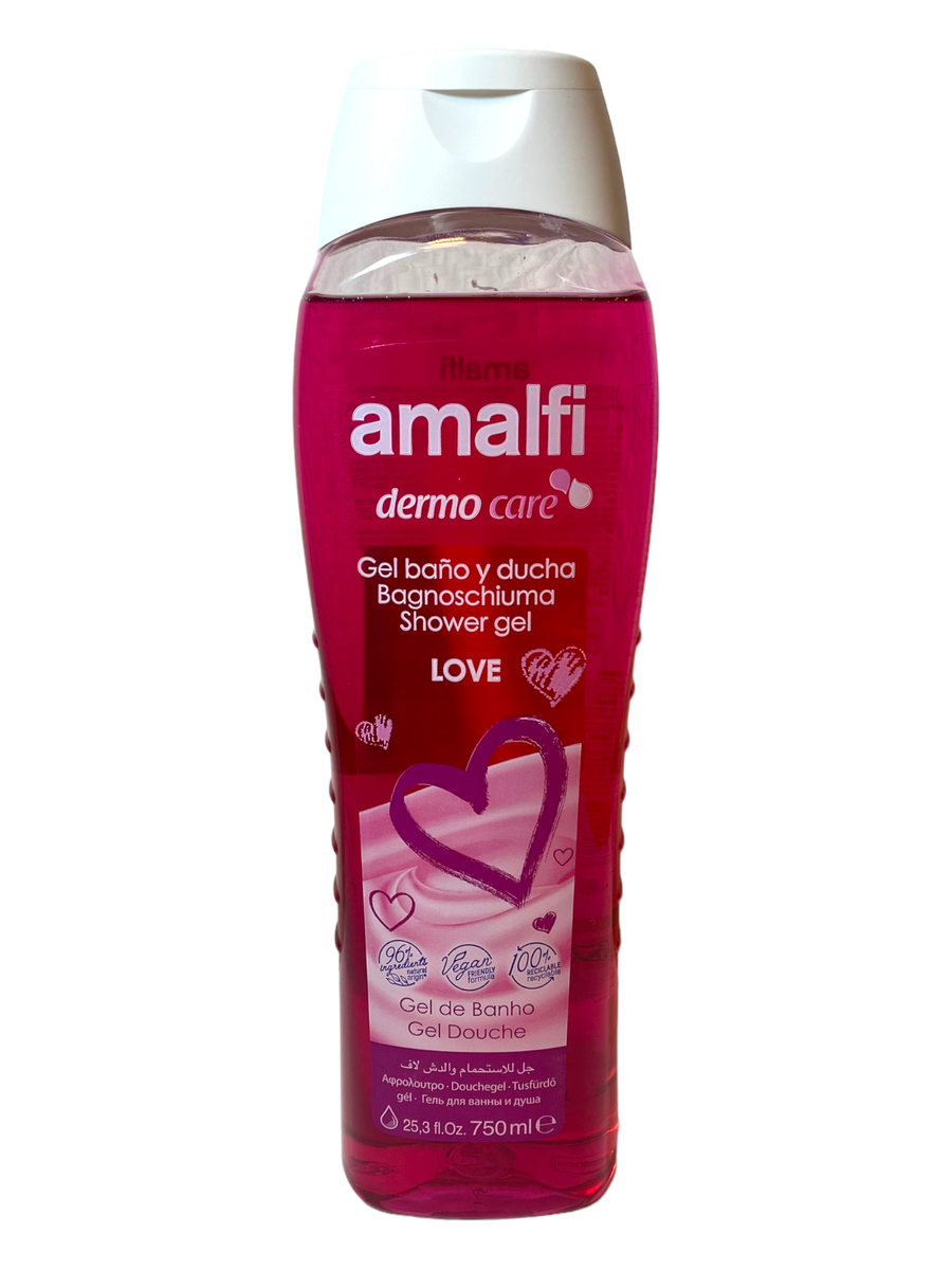 Amalfi Shower Gel Love 750ml Lavpriskurven